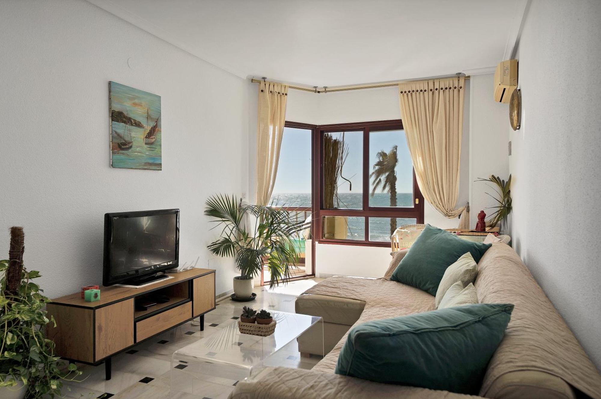 Casa Mar Apartamento Front Beach Con Wifi, Piscina, Padel Y Tenis - Lubina Del Sol Sitio de Calahonda Luaran gambar