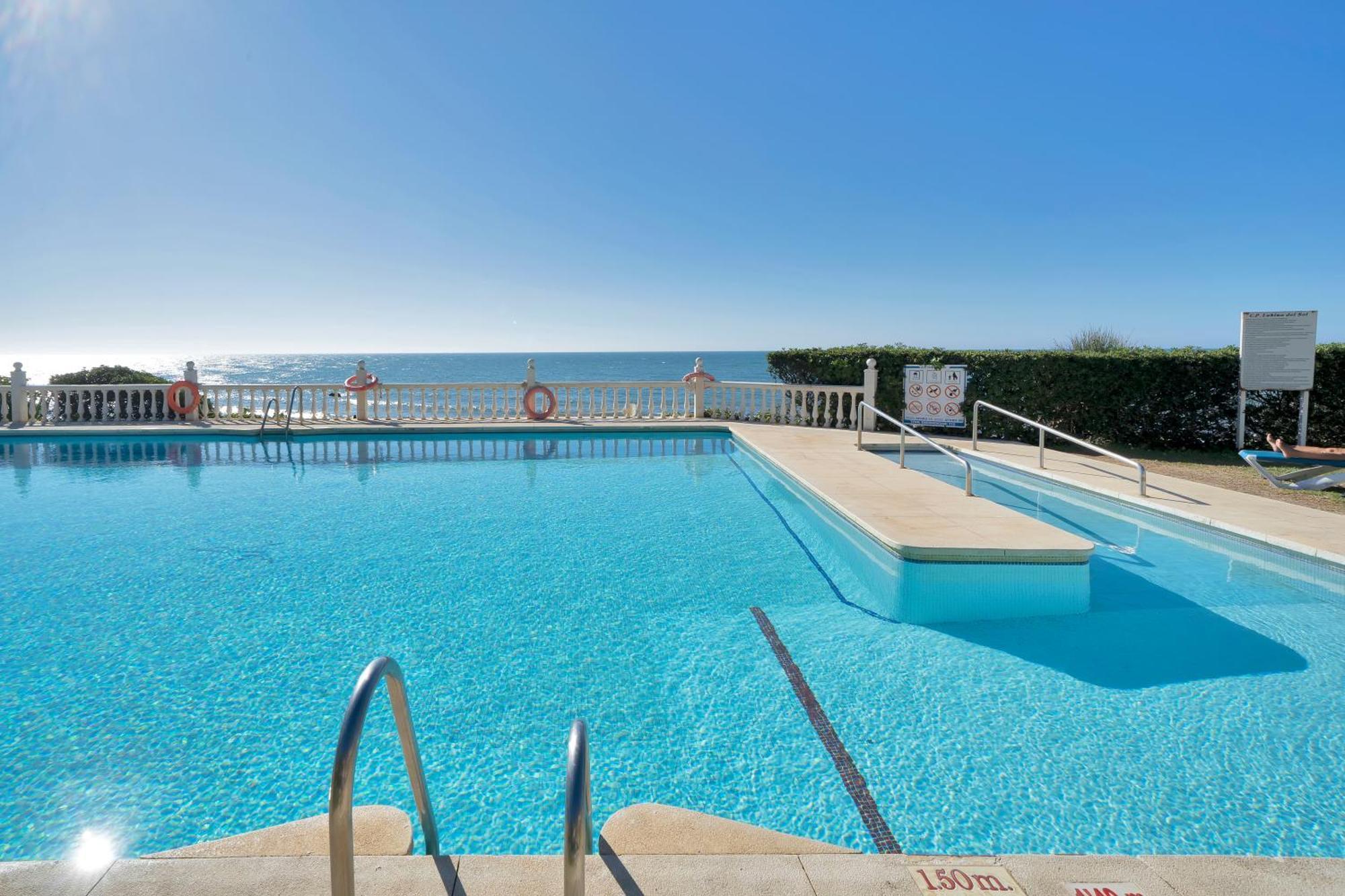 Casa Mar Apartamento Front Beach Con Wifi, Piscina, Padel Y Tenis - Lubina Del Sol Sitio de Calahonda Luaran gambar