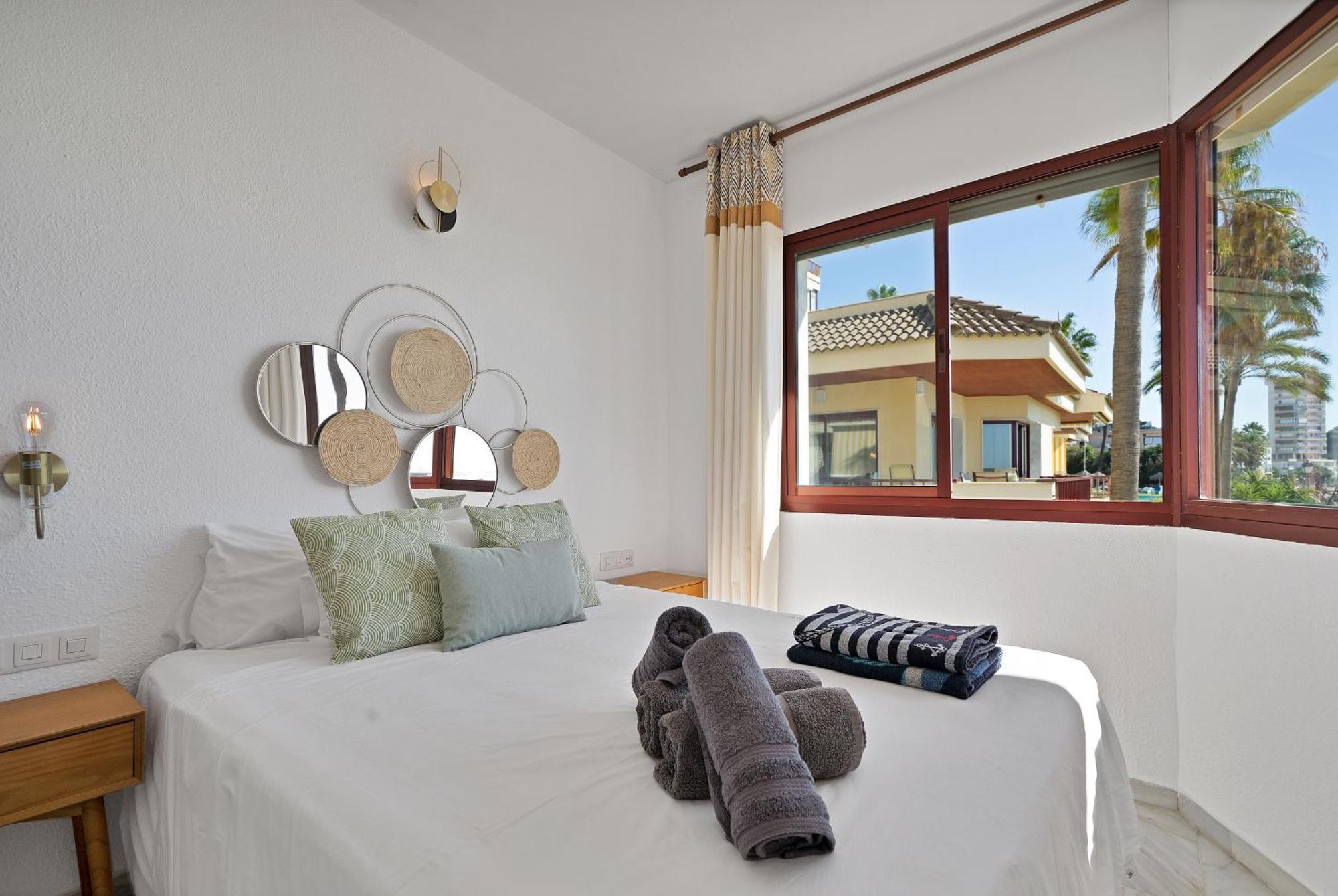 Casa Mar Apartamento Front Beach Con Wifi, Piscina, Padel Y Tenis - Lubina Del Sol Sitio de Calahonda Luaran gambar