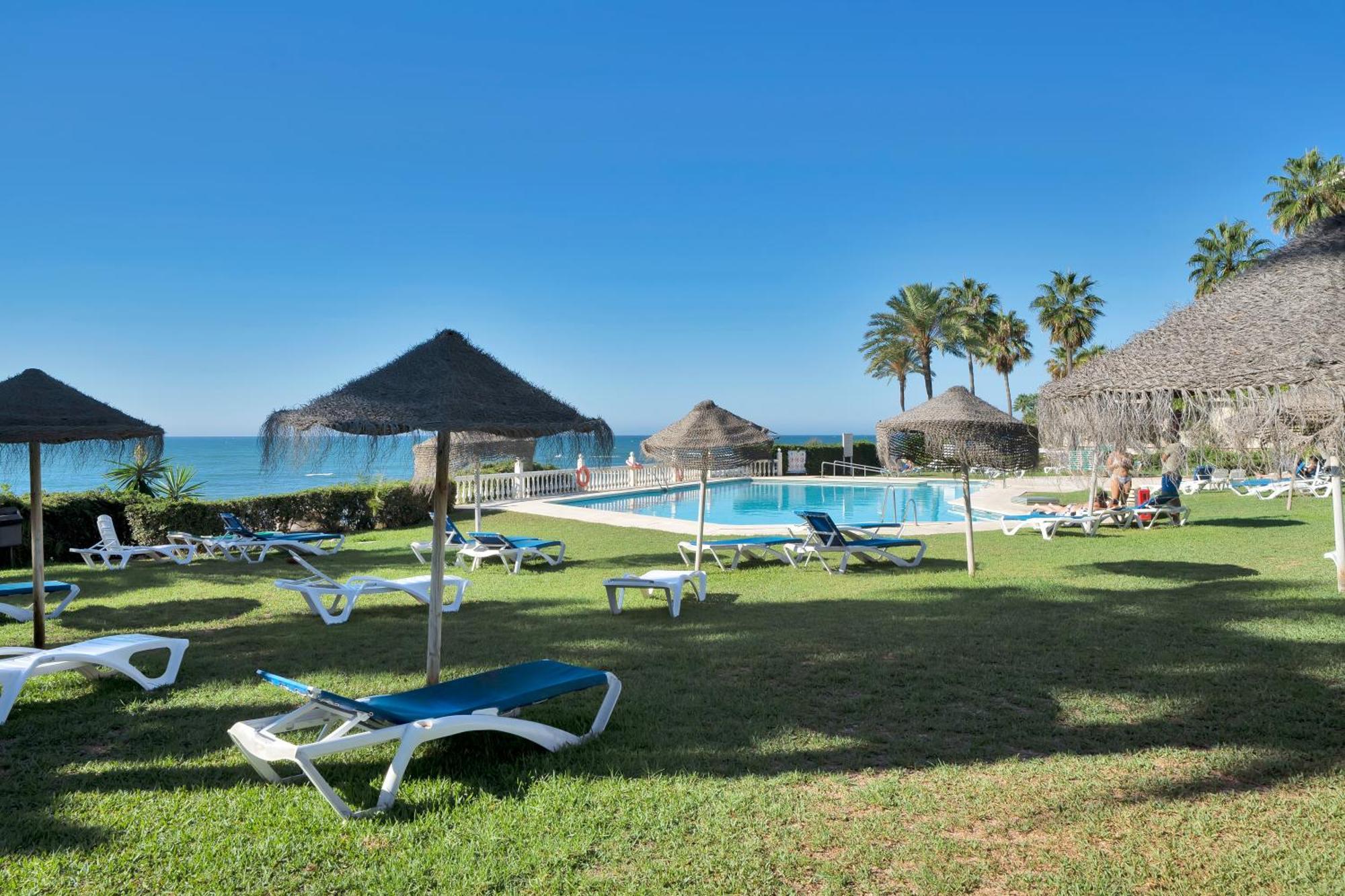 Casa Mar Apartamento Front Beach Con Wifi, Piscina, Padel Y Tenis - Lubina Del Sol Sitio de Calahonda Luaran gambar