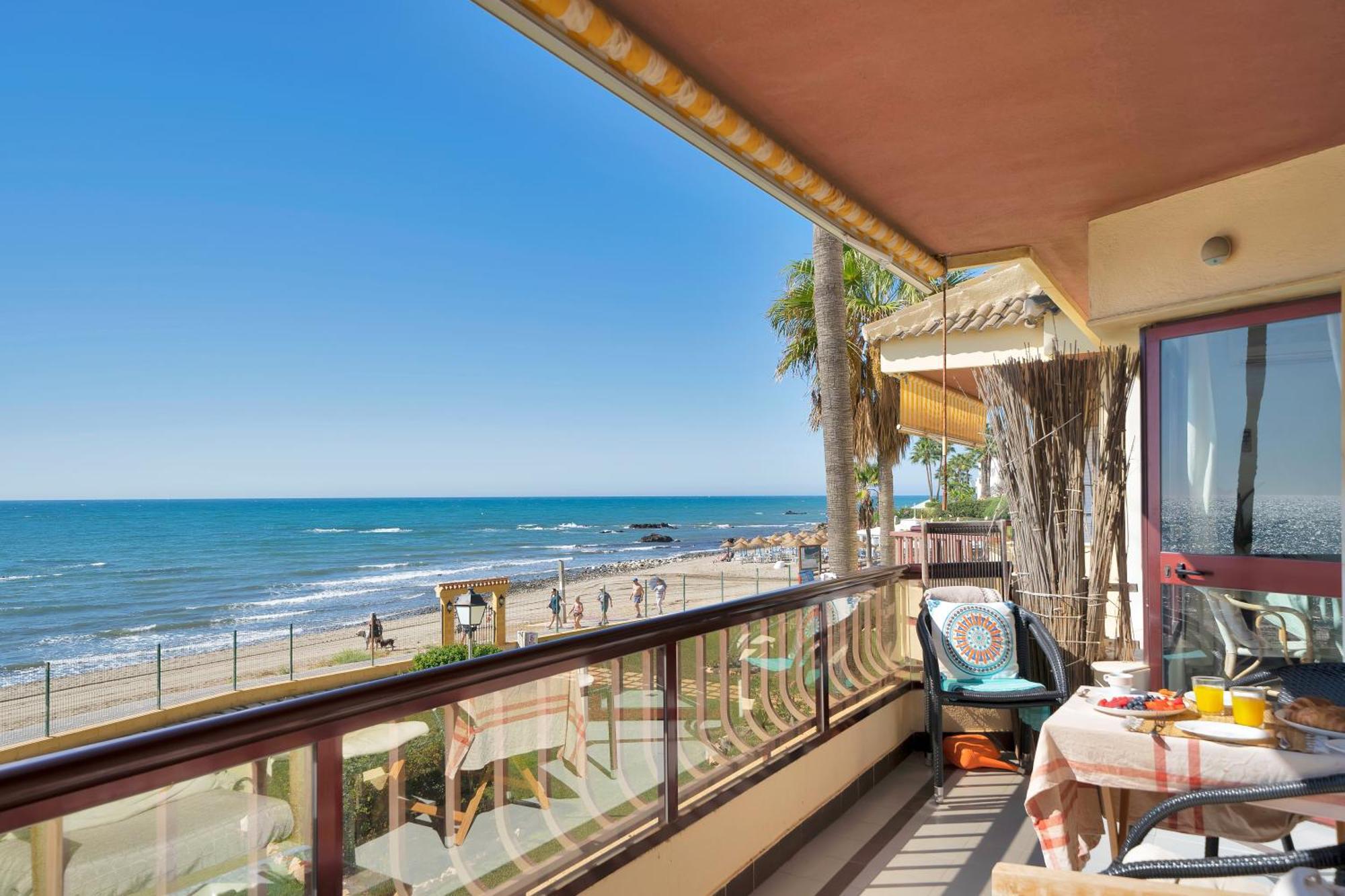 Casa Mar Apartamento Front Beach Con Wifi, Piscina, Padel Y Tenis - Lubina Del Sol Sitio de Calahonda Luaran gambar