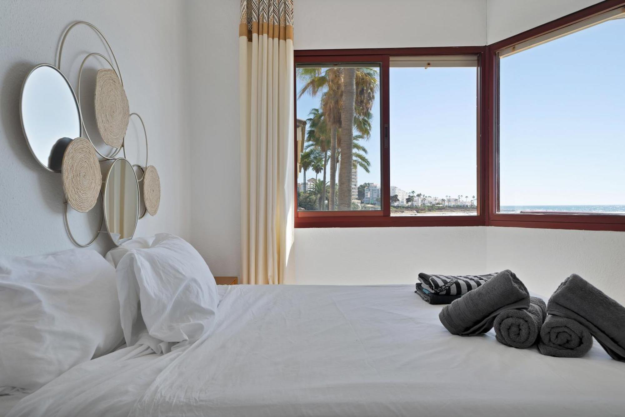 Casa Mar Apartamento Front Beach Con Wifi, Piscina, Padel Y Tenis - Lubina Del Sol Sitio de Calahonda Luaran gambar