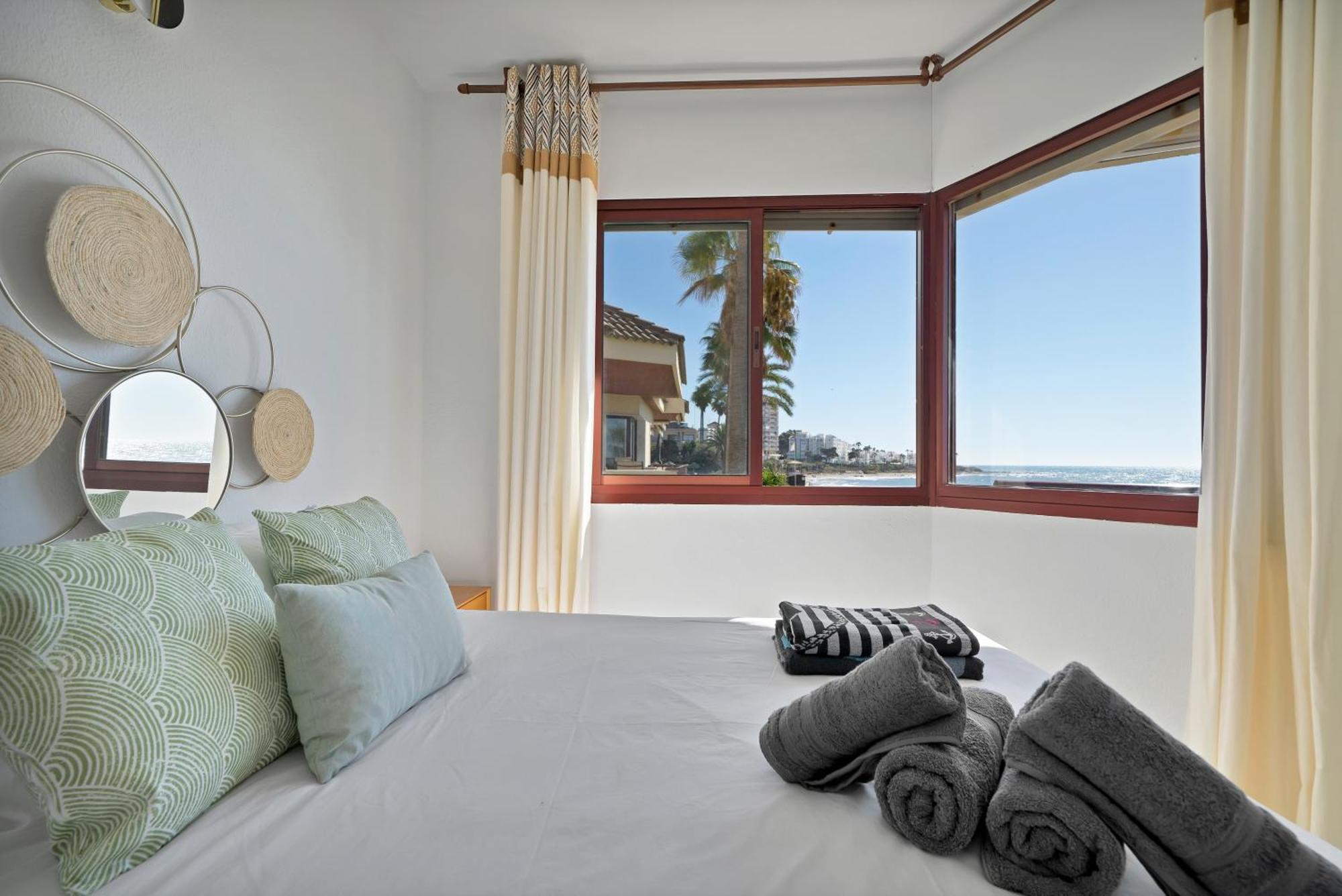 Casa Mar Apartamento Front Beach Con Wifi, Piscina, Padel Y Tenis - Lubina Del Sol Sitio de Calahonda Luaran gambar