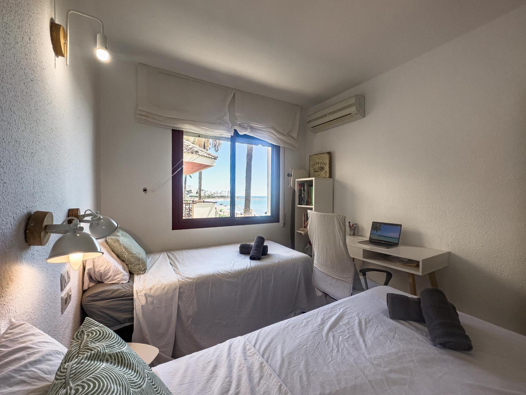 Casa Mar Apartamento Front Beach Con Wifi, Piscina, Padel Y Tenis - Lubina Del Sol Sitio de Calahonda Luaran gambar
